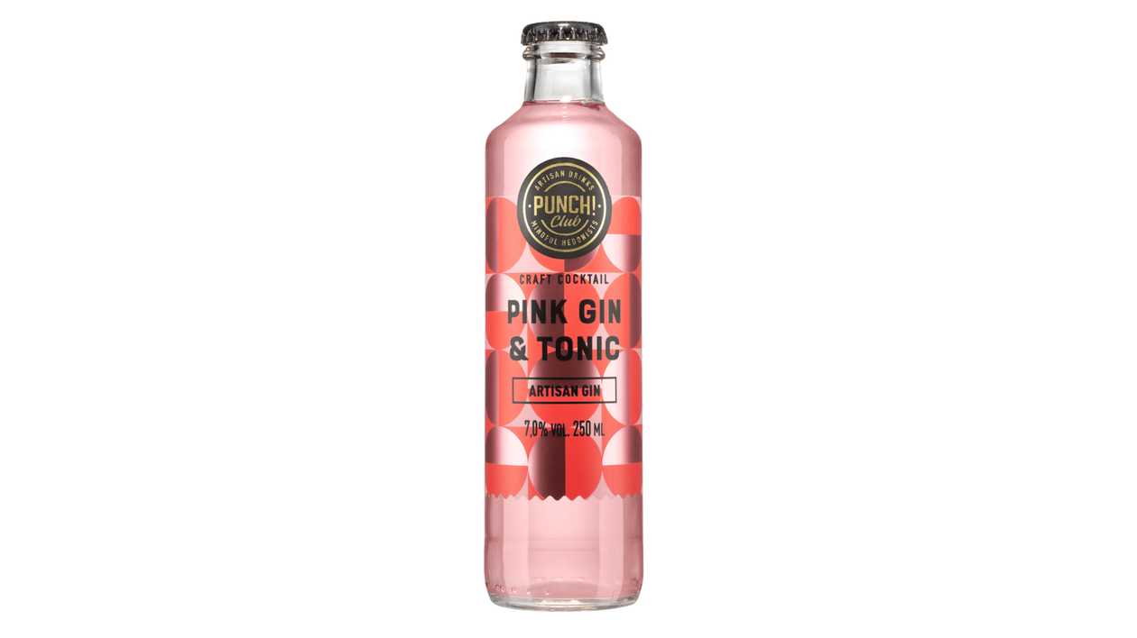 Punch Club! Pink Gin Tonic 8% 0,25 л