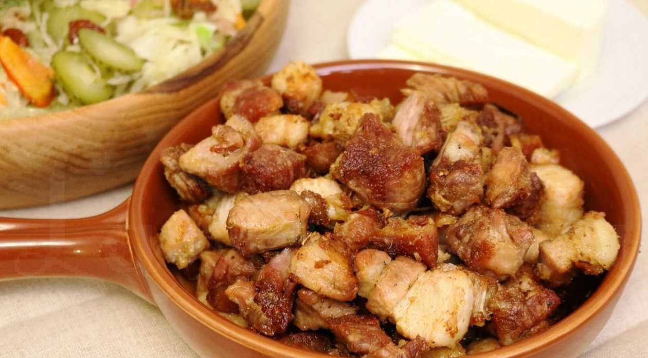 Carne de porc la ceaun
