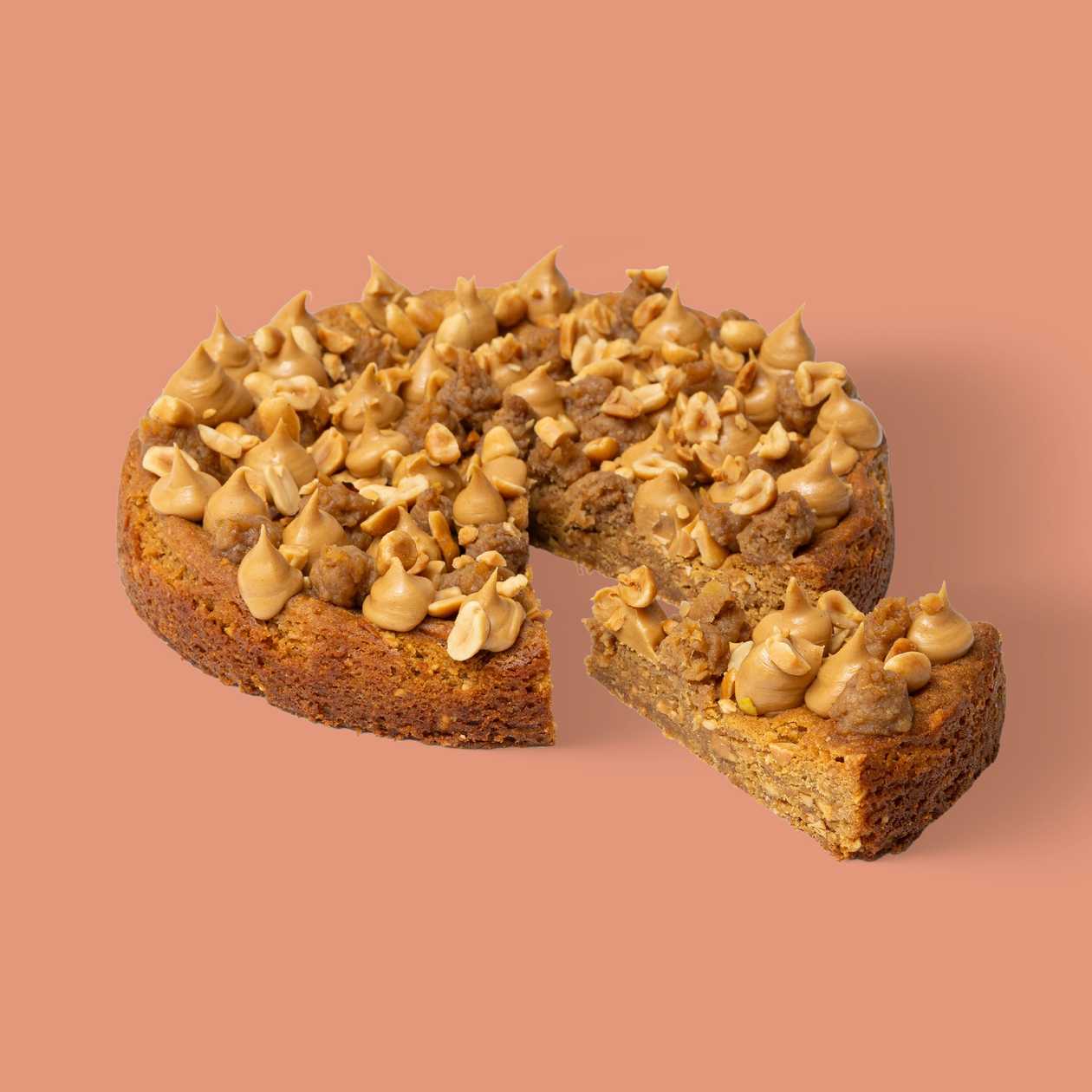 Cookie Pizza Caramelised Banana and Peanut Butter