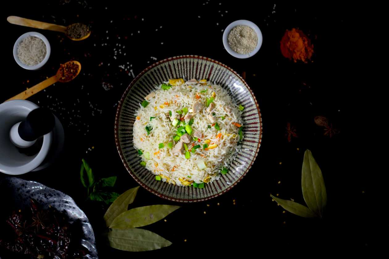 Fried rice with shrimp
