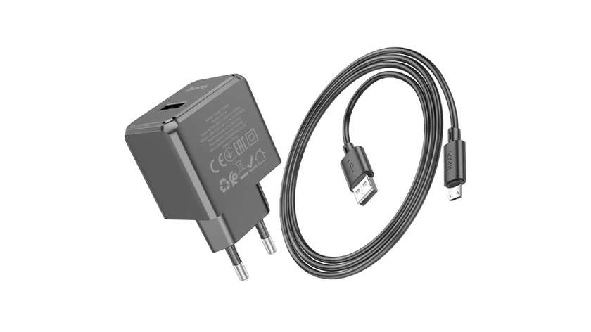 Hoco Single Port Charger Set for Micro USB CS11A