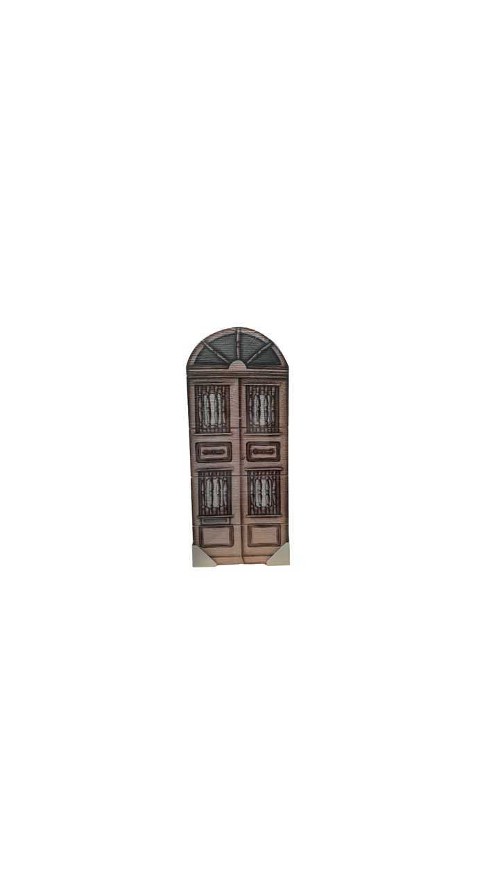 Stephanie Borg Wooden Doors H 48cm (BROWN DOOR)