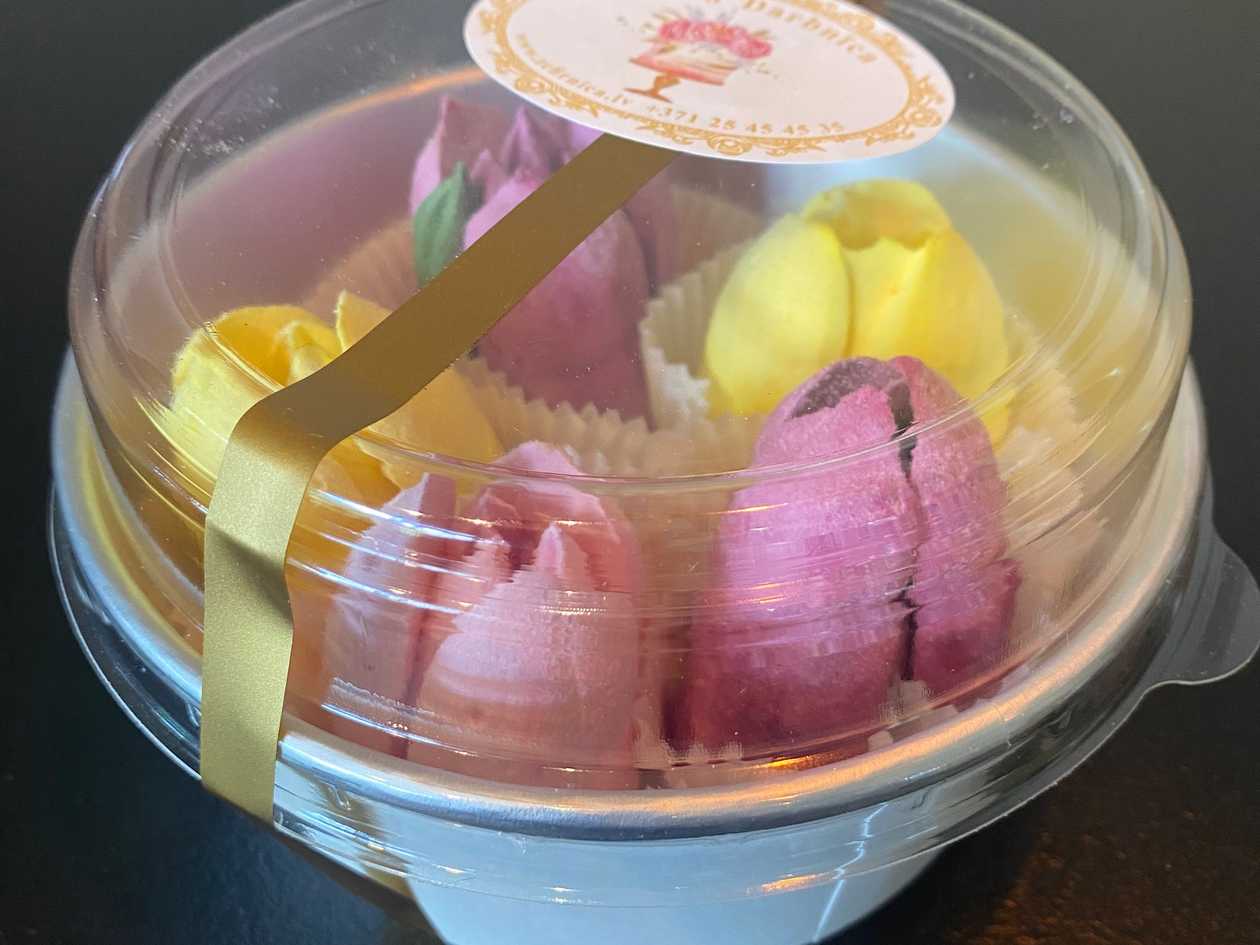 Зефирные цветы 5 шт