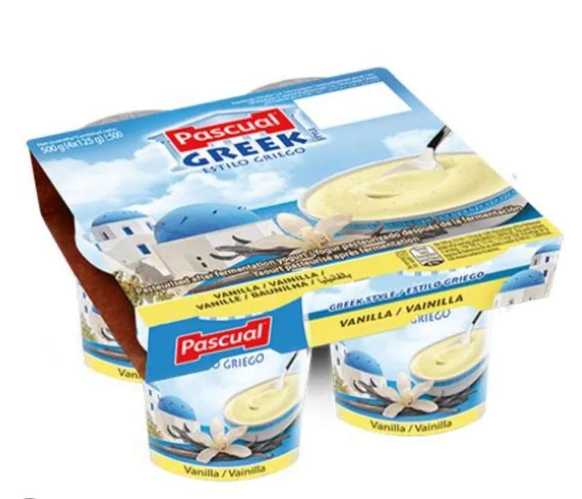 pascual greek vanilla 500g