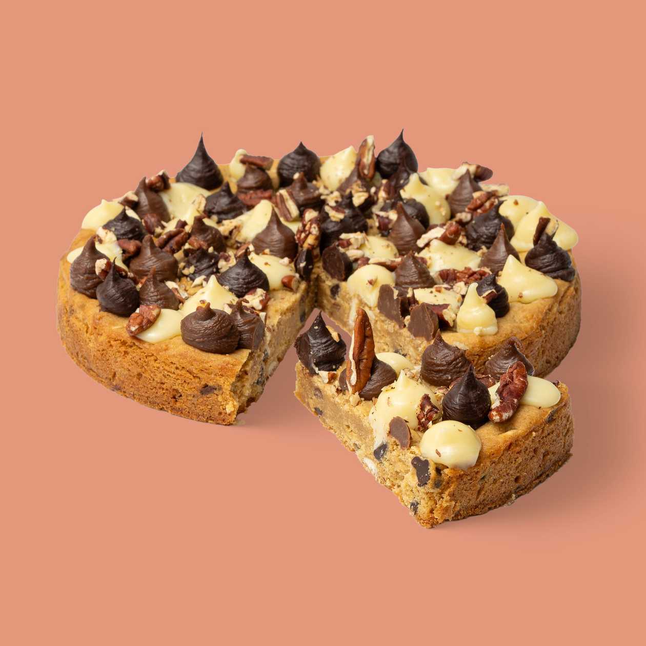 Cookie Pizza Trio Chocolate