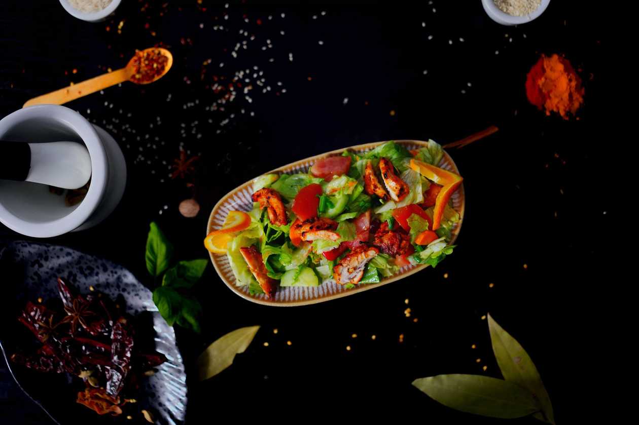 Grilled Prawn Salad
