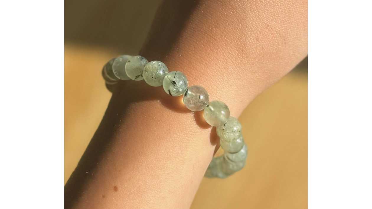 Verdant Light Prehnite Bracelet