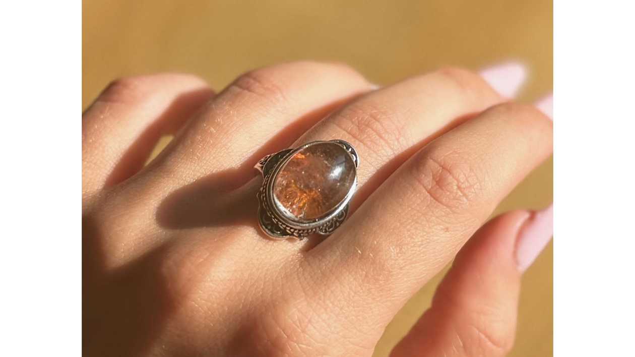Moonbound Relic Garden Quartz Ring