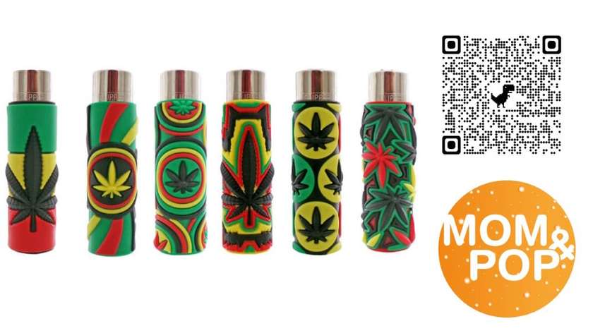 Clipper Pop Cover / Rasta Weed