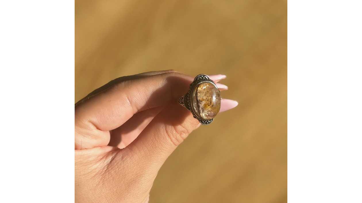 Moonbound Relic Garden Quartz Ring