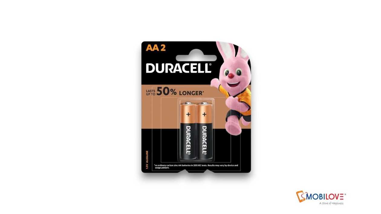 Duracell Battery, AA2, 1.5V, 2 pieces, 1111111111266