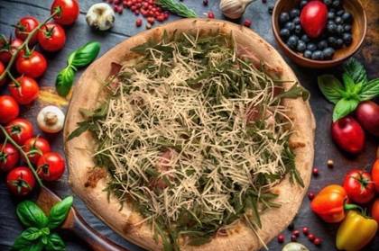 Prosciutto crudo pizza
