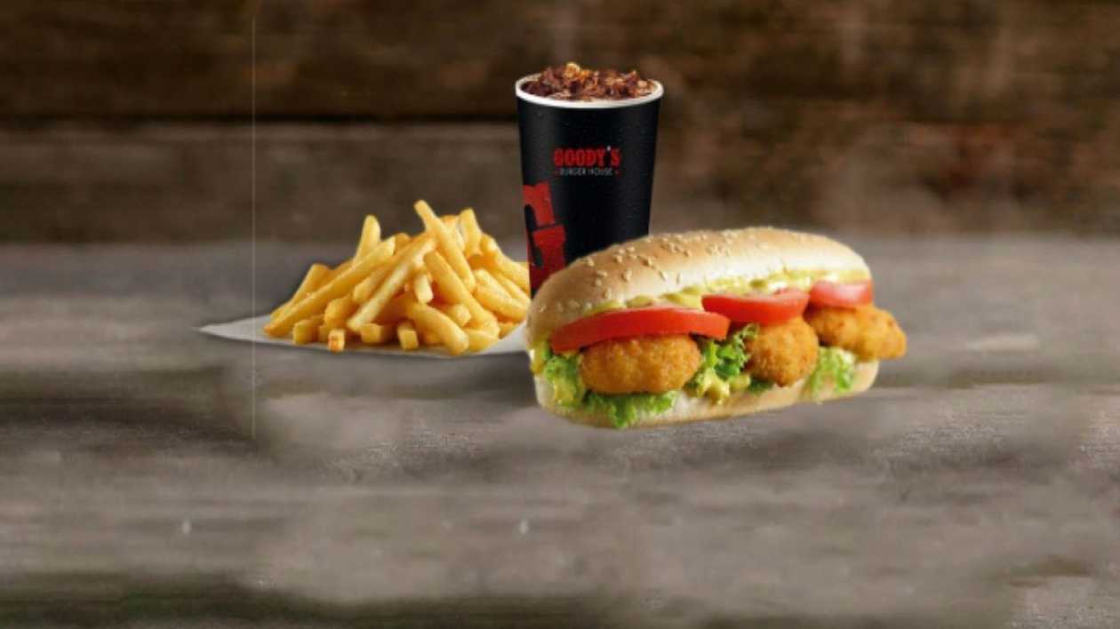 Стандартный обед Chicky's с майонезом и пармезаном