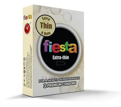 Fiesta Condom (3 Pieces)- Extra-Thin