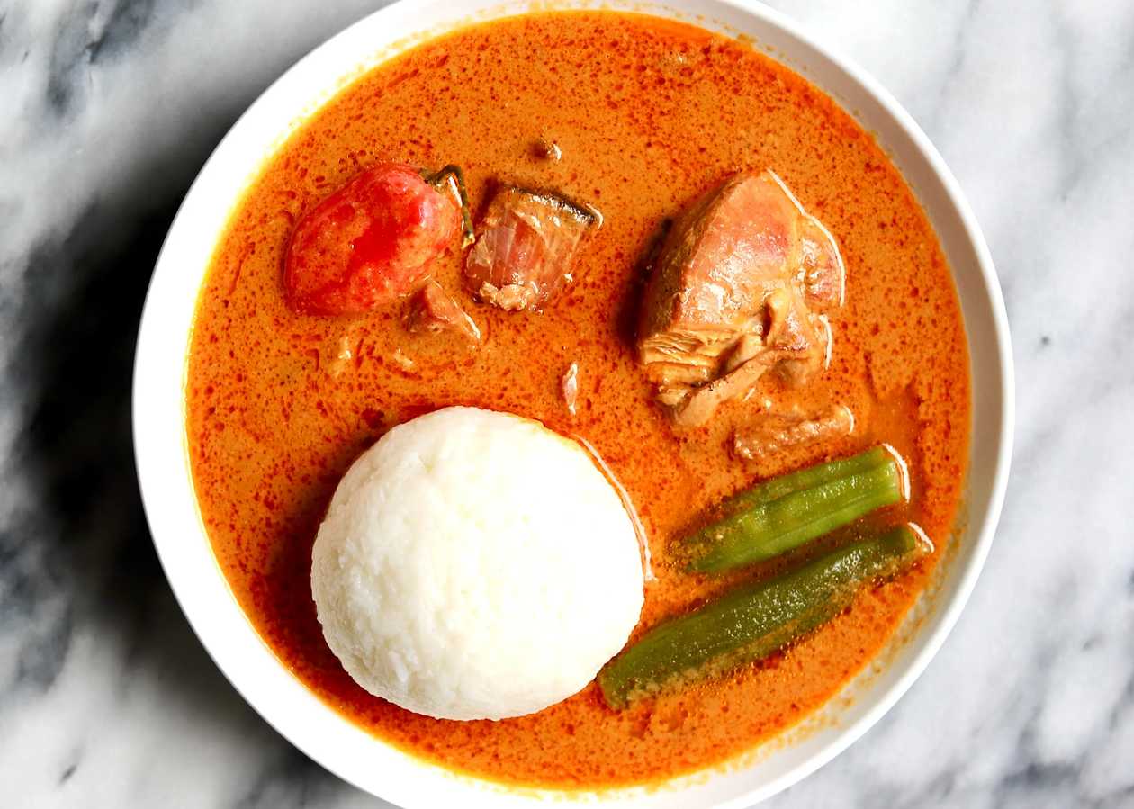 Omo Tuo  With Assorted Meat