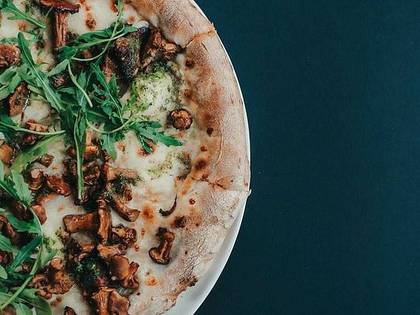 Pizza with Seasonal Carpathian Mushrooms