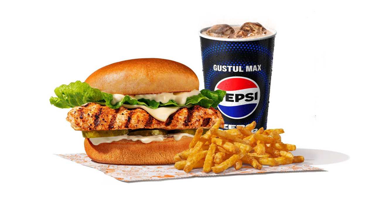 Grilled Chicken Sandwich Large Meal