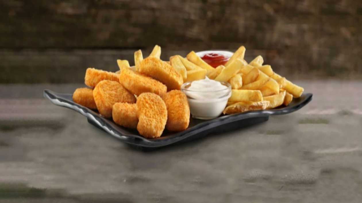 Детские веганские наггетсы для девочек