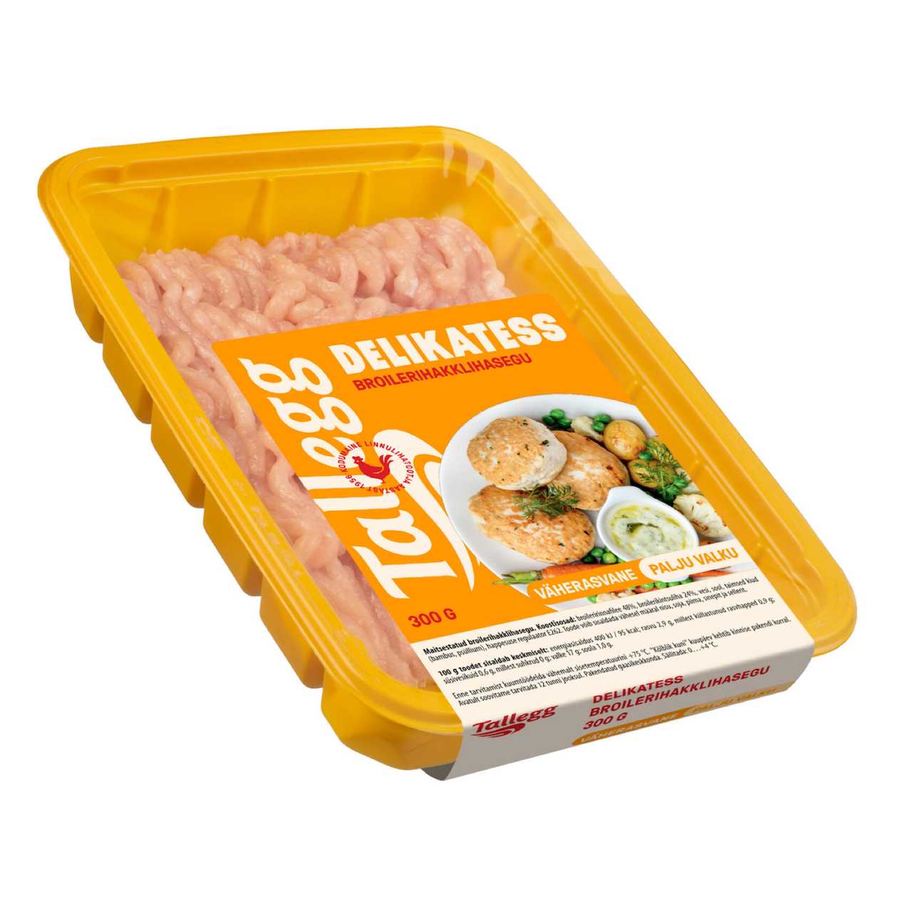 Tallegg, Delicacy Chicken Minced Meat Mix, 300g (expires soon)