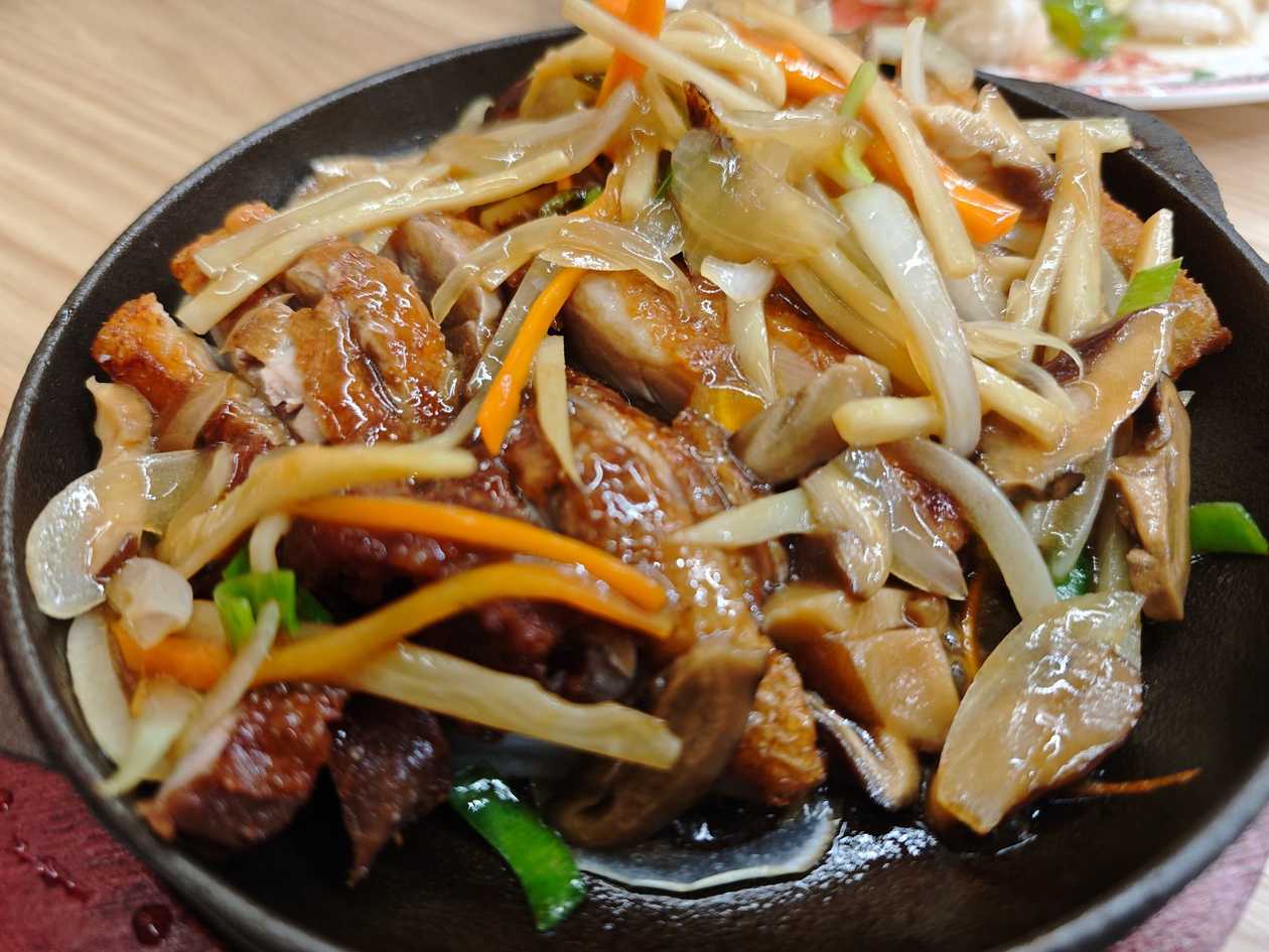 Duck with Bamboo and Chinese Mushrooms