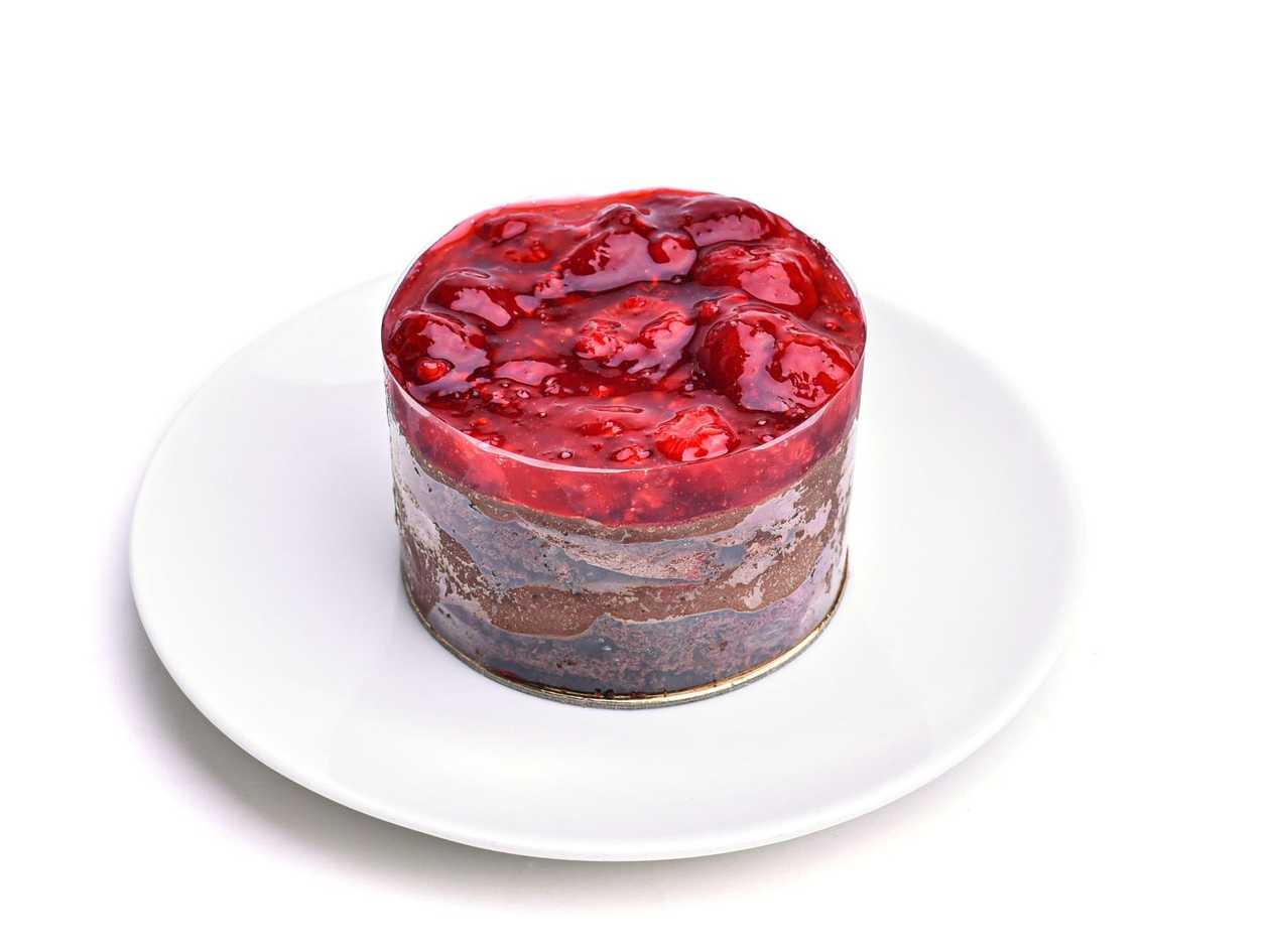 Čokomalinový dortík