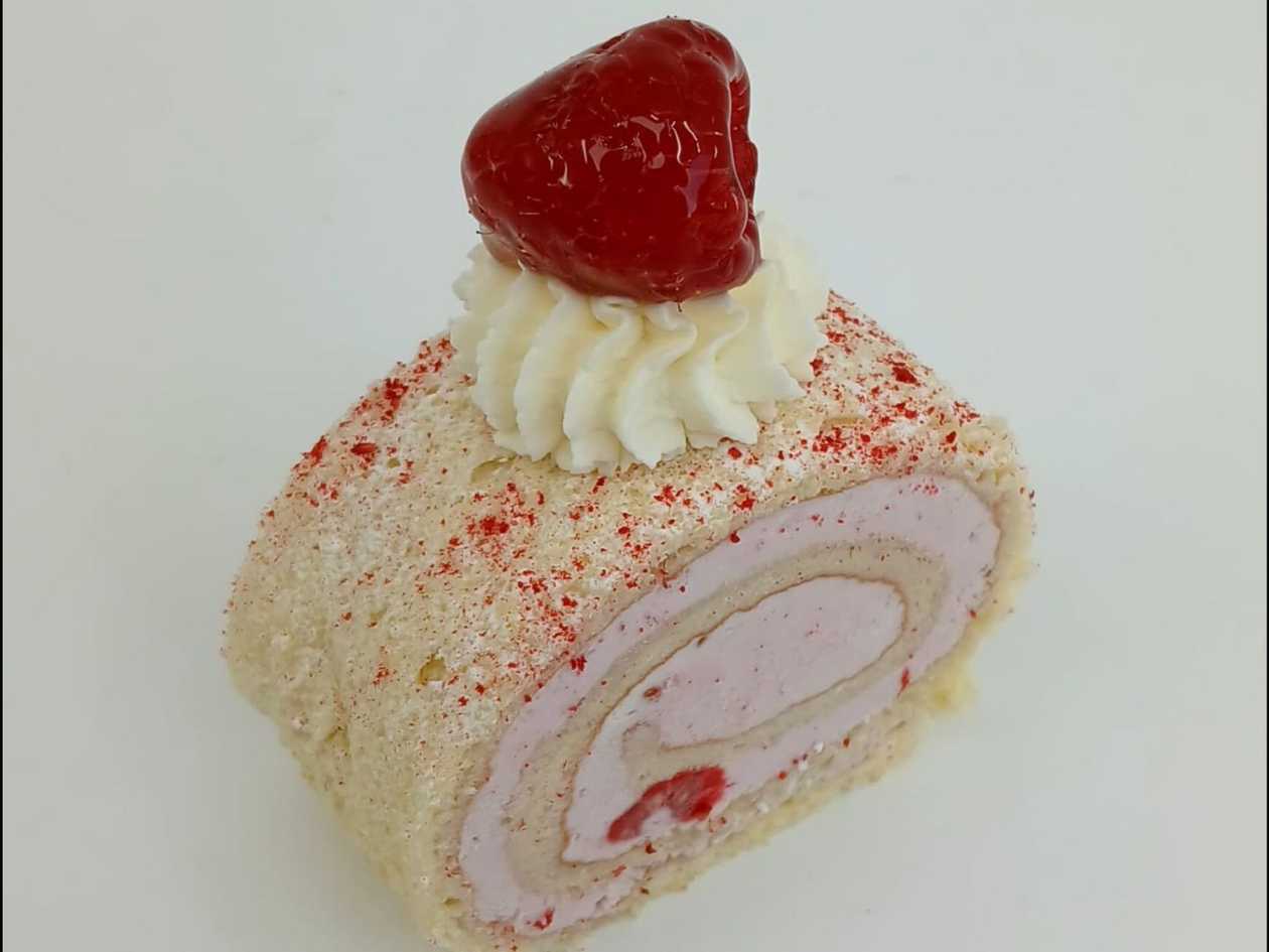 Smetanová roláda - Malinová