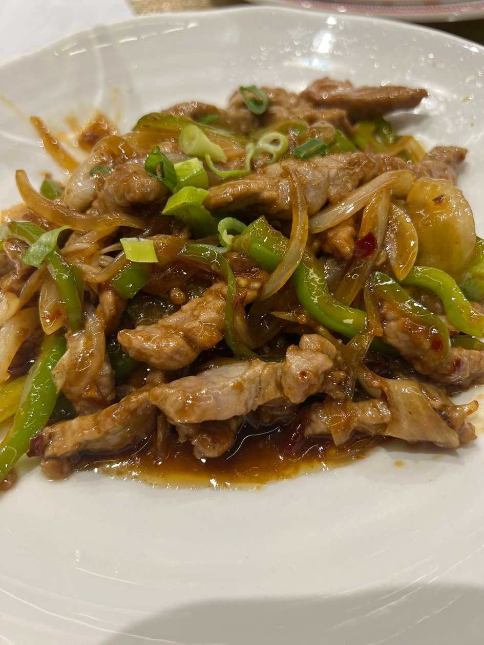 Beef with Onion and Peppers