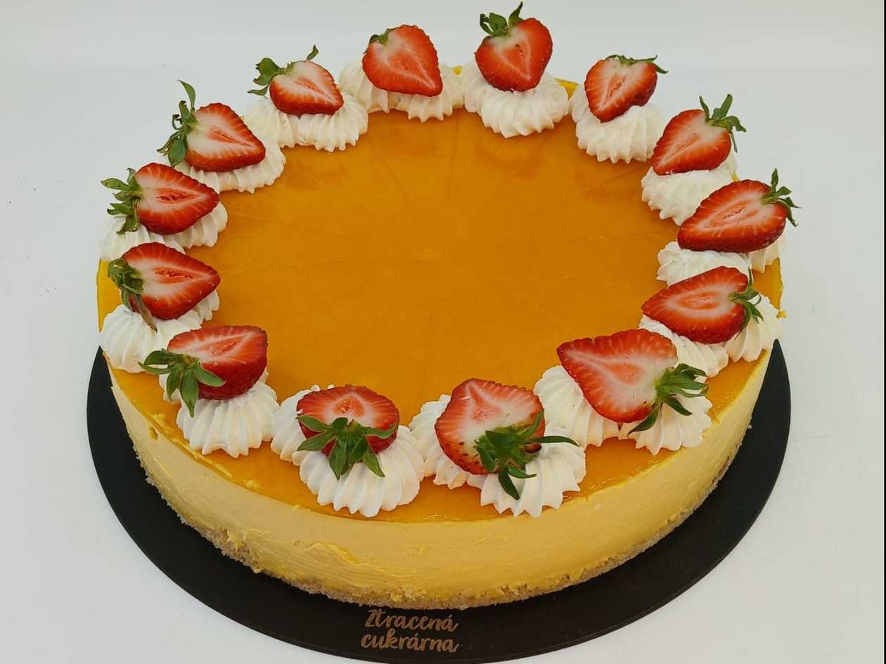 Mangový cheesecake