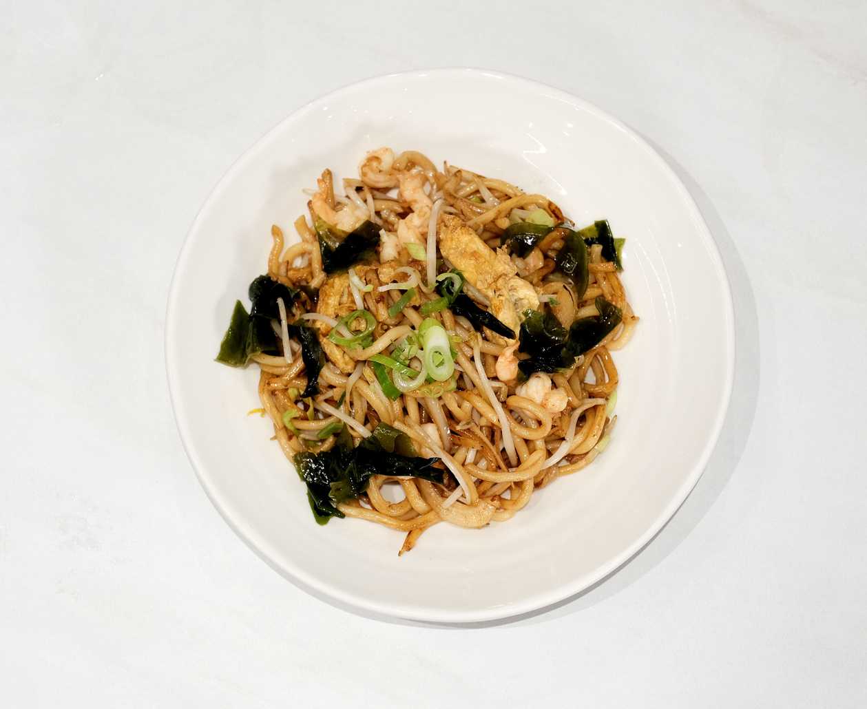 Udon Noodles with Seafood