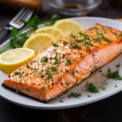 Grillitud lõhe praad