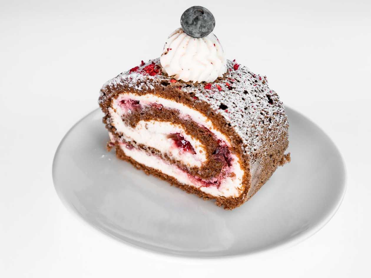 Smetanová roláda kakaová