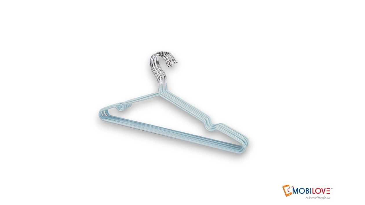 Clothes hanger (hanger), gray 1pc., 6935919102153