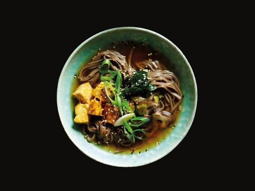 Miso Soba Soup