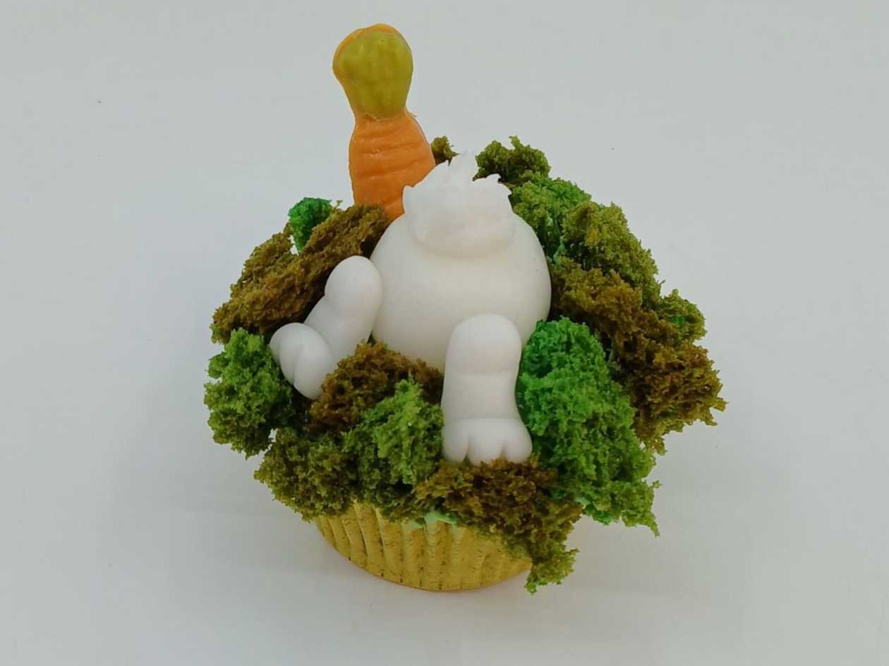 VELIKONOCE - cup cake zajíček