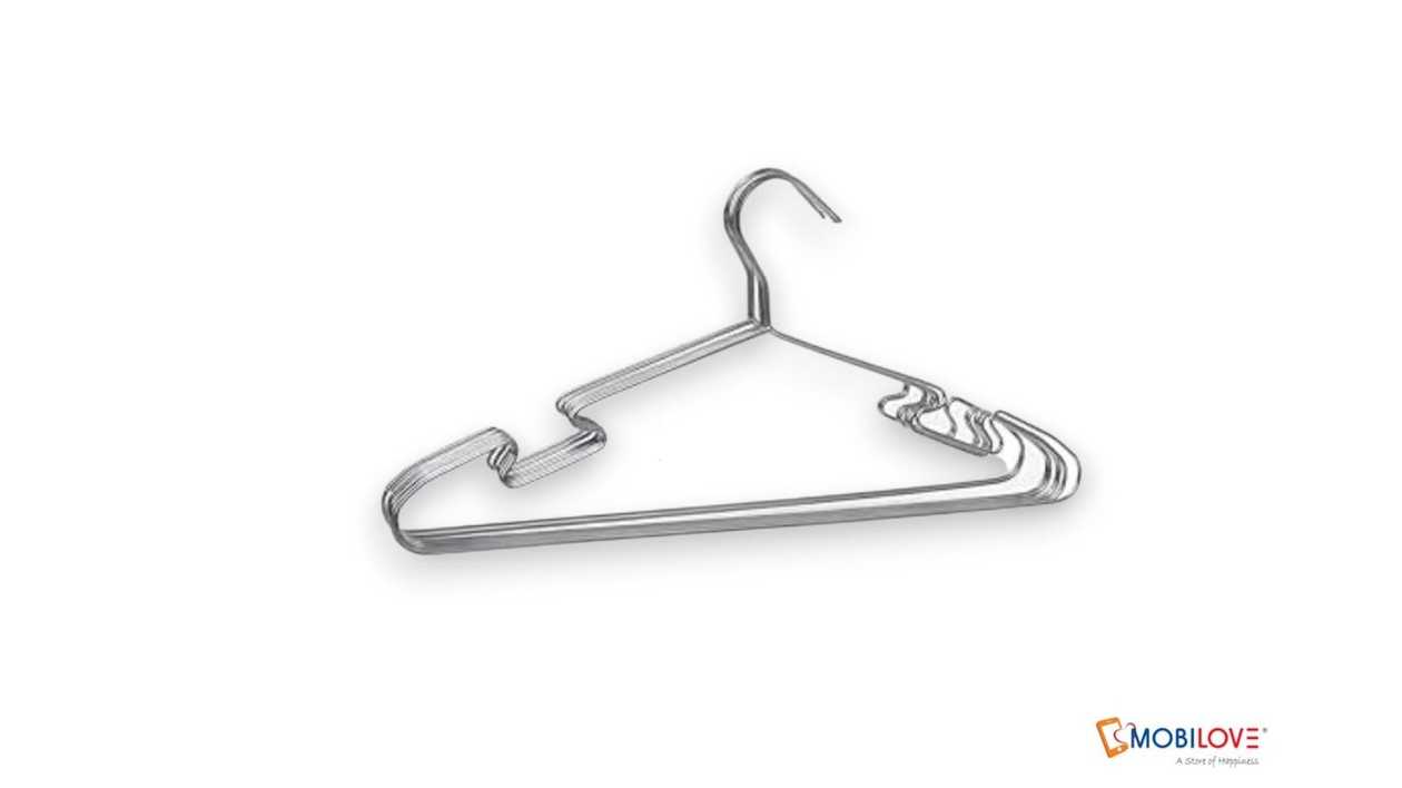 Clothes hanger (hanger) for ironing, silver, 1 piece, 9100700220003