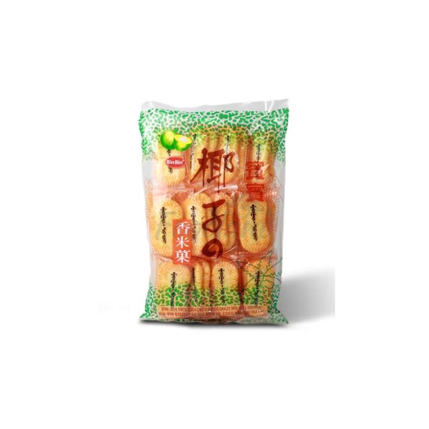 Rice Crackers with Coconut Flavor BINBIN 150g