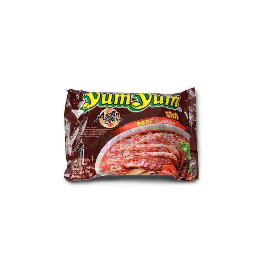 Instant beef noodle soup YUM YUM 60g