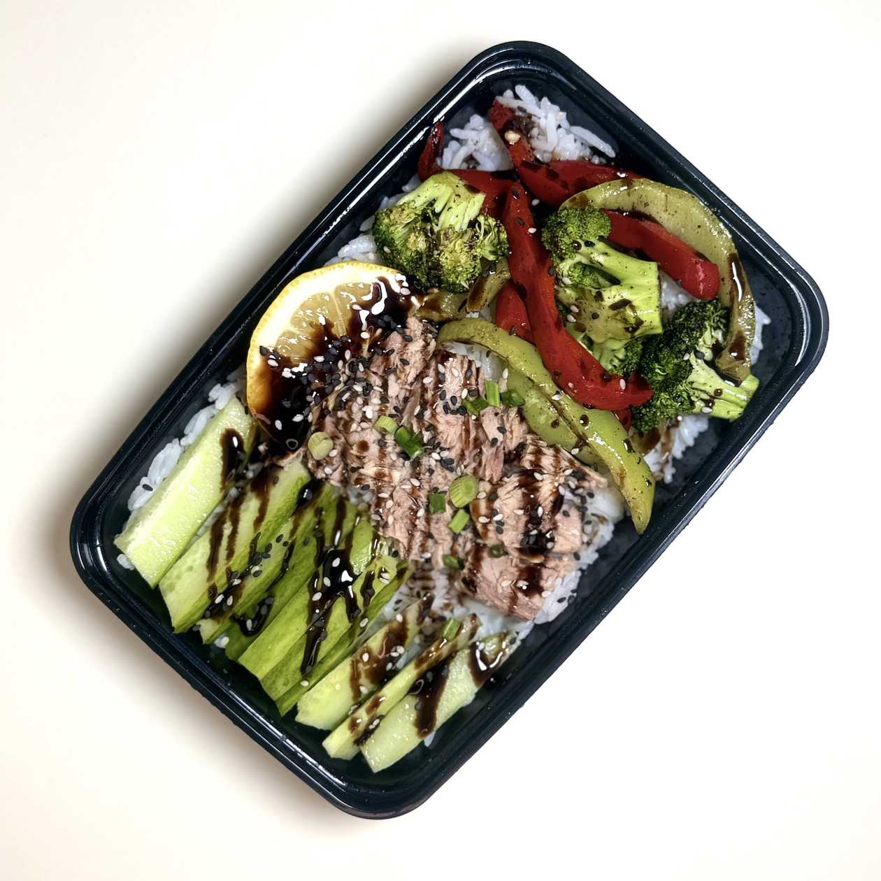 Tuna vegetables and rice