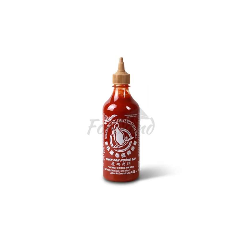 Sriracha hot chili sauce - extra garlic FLYING GOOSE 455 ml