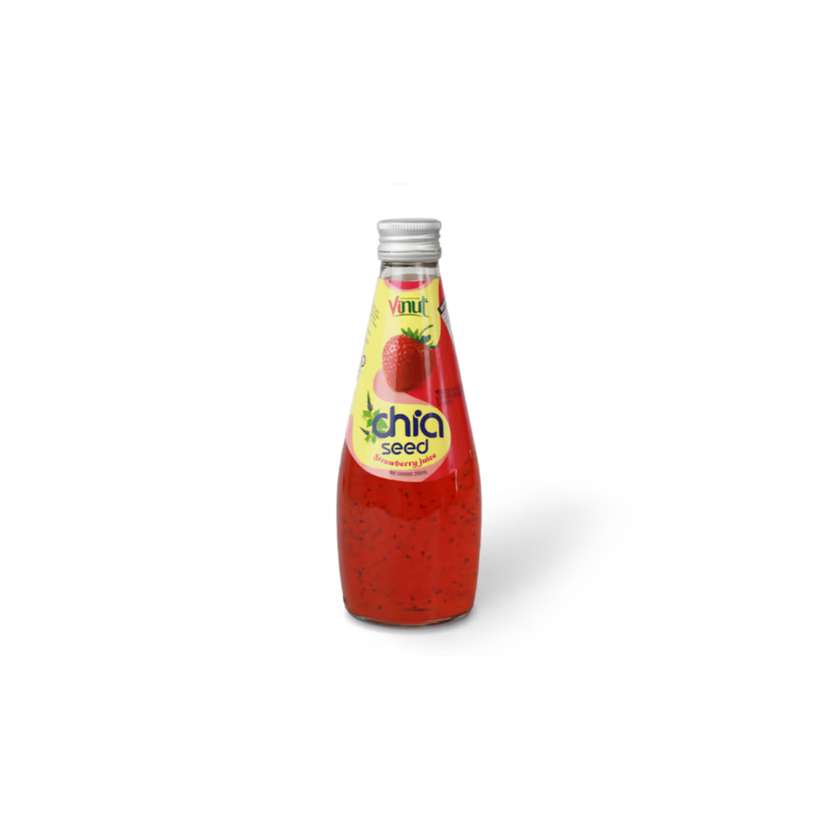 Strawberry juice with Chia seeds VINUT 290ml - 1 carton - 24 pcs