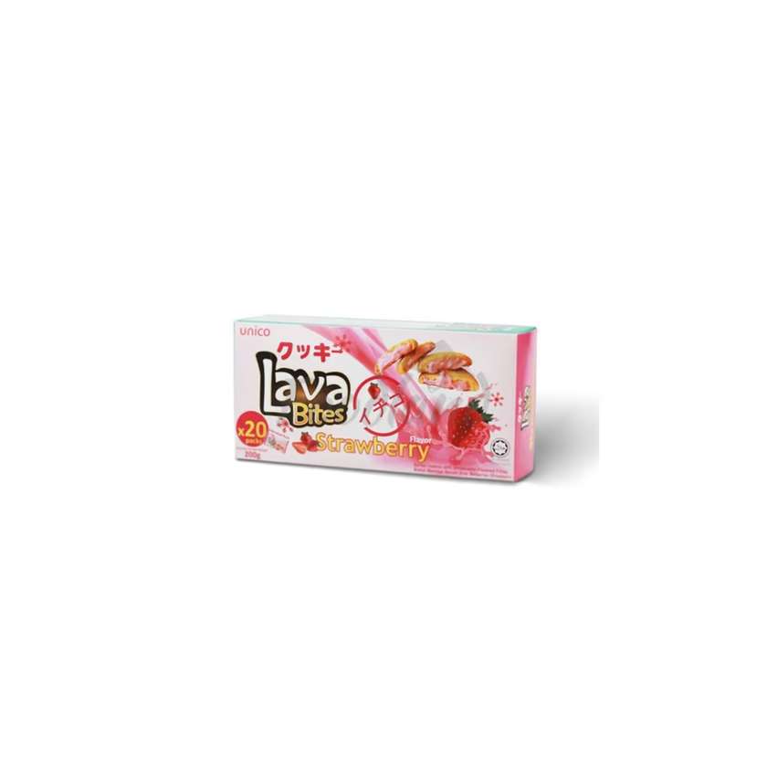 Lava cake - Strawberry UNICO, 200g