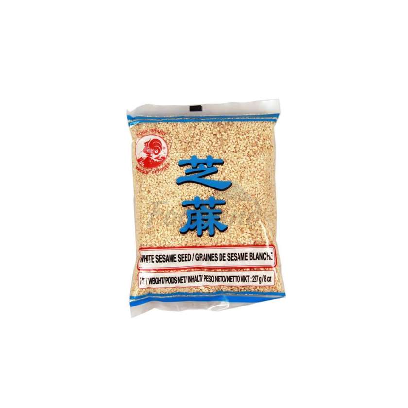 White sesame seeds COCK BRAND 227g