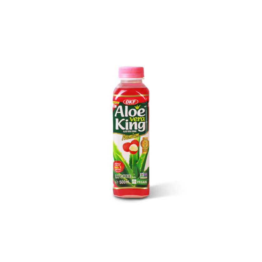 Aloe Vera Drink Lychee - OKF KING 500 ml - 1 carton - 20 pcs