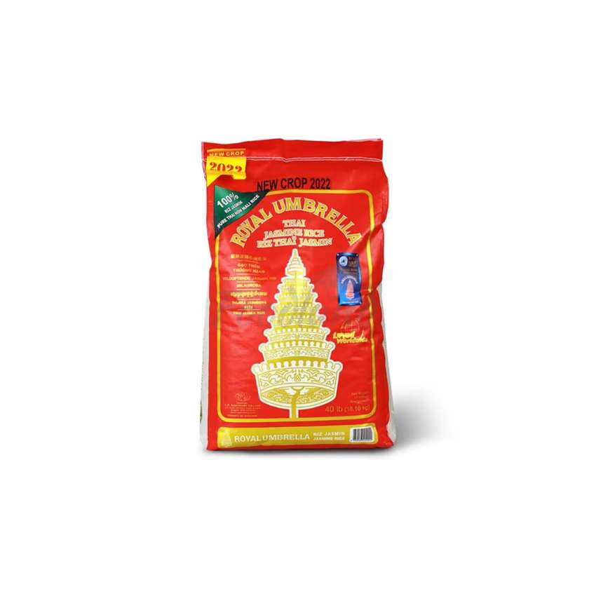 Royal Umbrella Jasmine Rice 40lbs (18.16kg)