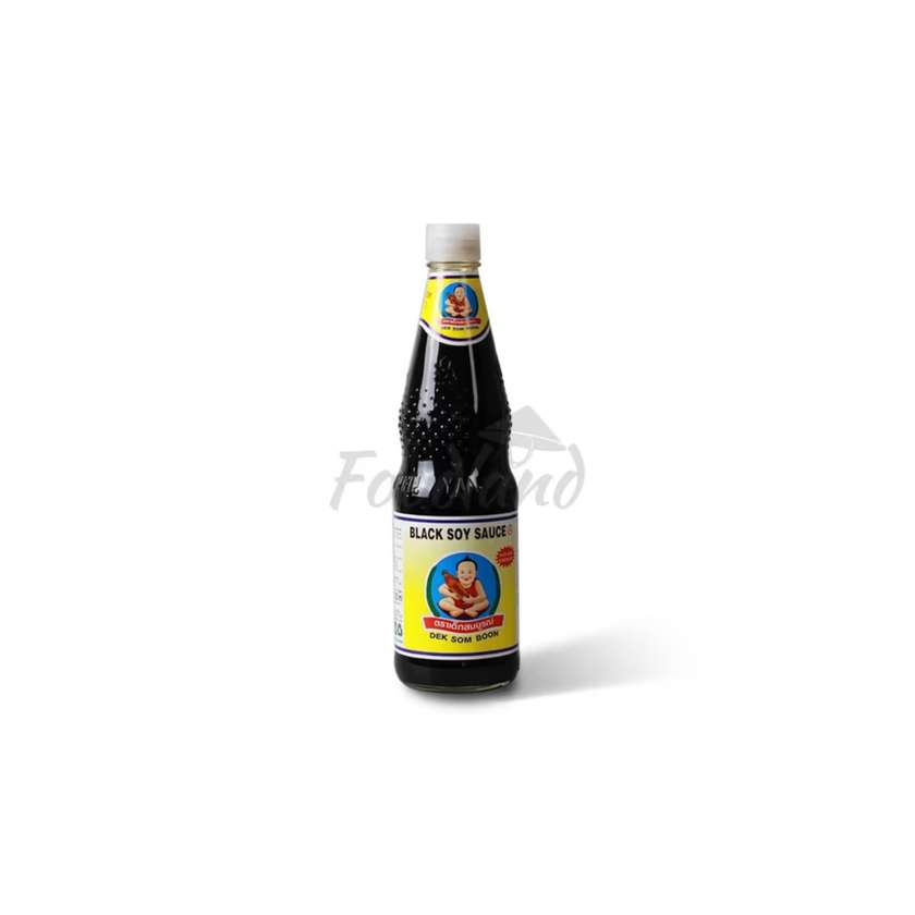 Black Soy Sauce DEK SOM BOON HEALTHY BOY BRAND 700ml