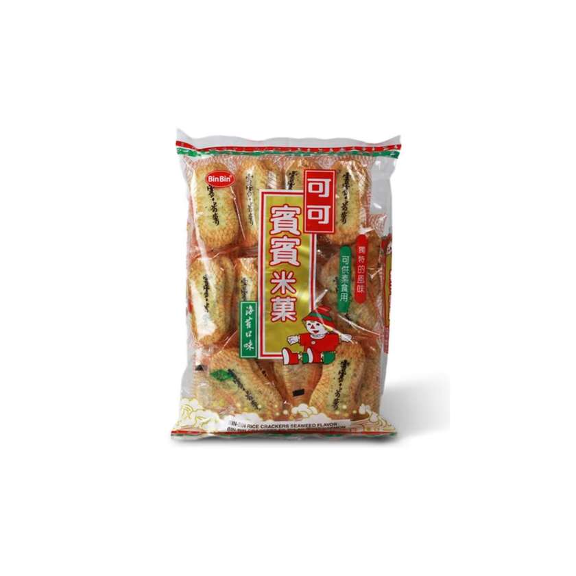 Rice Crackers with Seaweed Flavor BINBIN 150g
