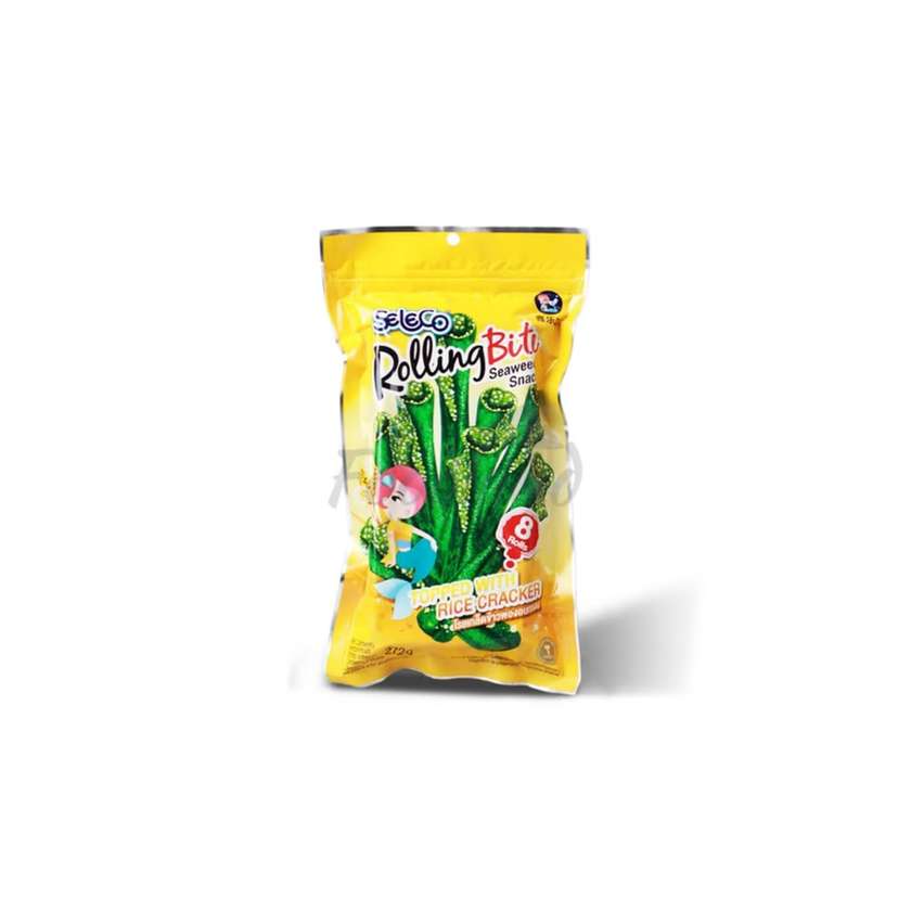 Rolling Bite Seaweed Snack with Rice SELECO 27.2g