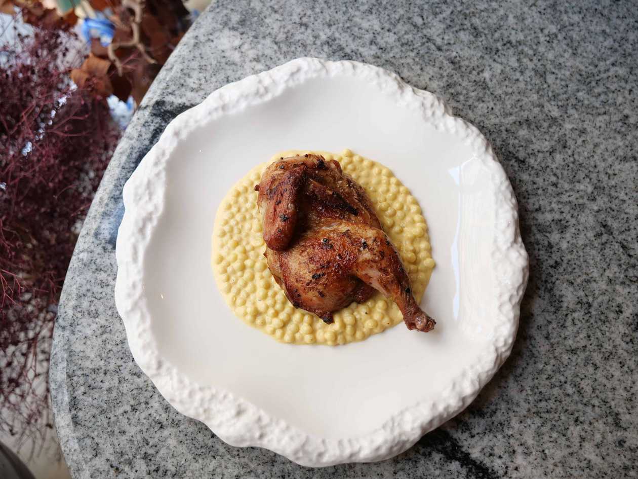 Pan-Fried Chicken with Buckwheat Porridge