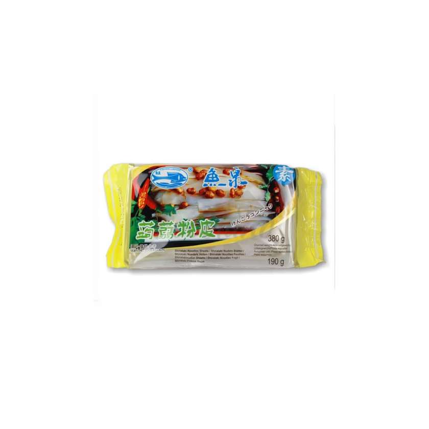 Shirataki (konjac) noodles SHEETS FISHWELL BRAND 380g / 190g