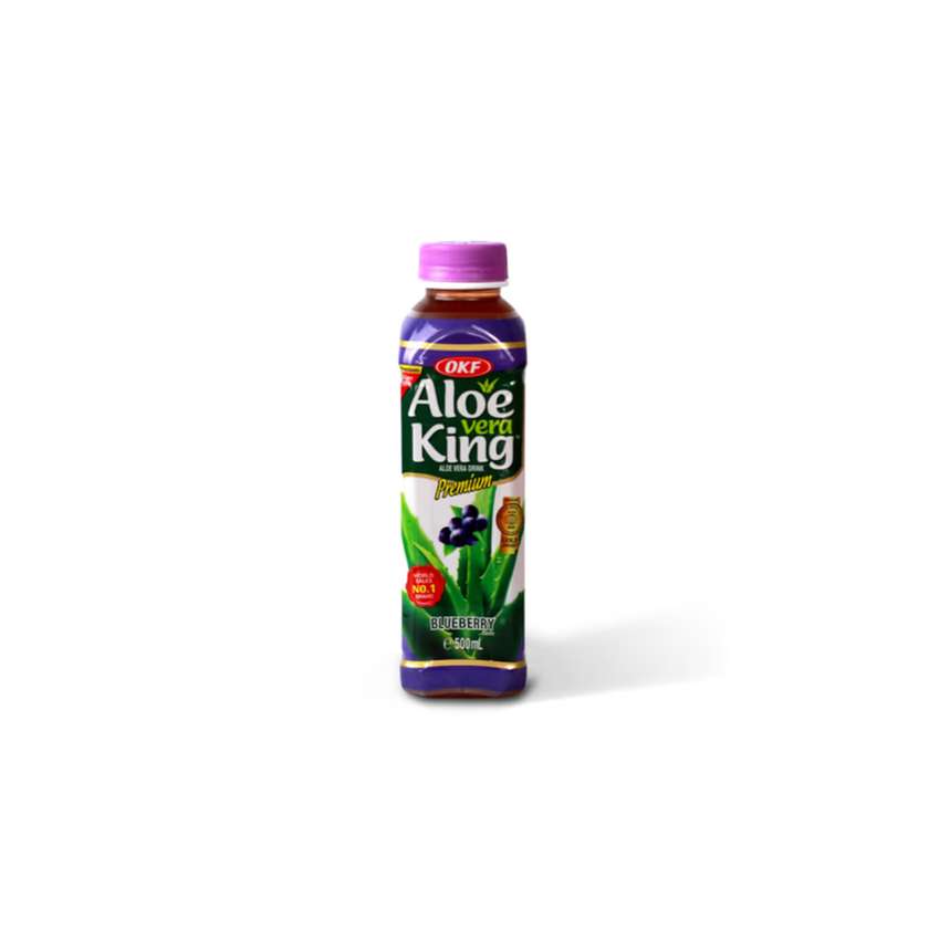 Aloe Vera Blueberry drink OKF KING 500 ml - 1 carton - 20 pcs